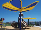 Brooks fabricated the 3 inch pipe for the butterfly and umbrella shade structures